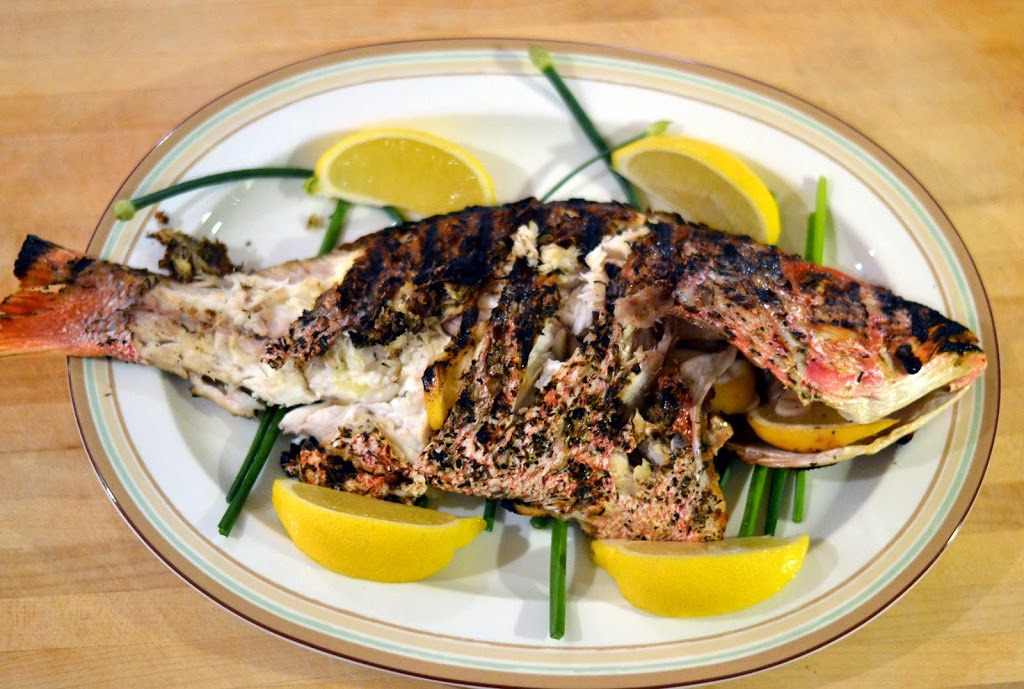 Grilled Fish with Lemon and Herbs